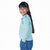 Kid Kupboard Cotton Girls Sweatshirt, Light Blue, Full-Sleeves, 9-10 Years KIDS7016