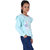 Kid Kupboard Cotton Girls Sweatshirt, Light Blue, Full-Sleeves, 9-10 Years KIDS7026