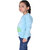 Kid Kupboard Cotton Girls Sweatshirt, Light Blue, Full-Sleeves, 7-8 Years KIDS7036
