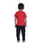 Kid Kupboard Cotton Boys T-Shirt, Red, Half-Sleeves, 6-7 Years KIDS7047