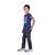 Kid Kupboard Cotton Boys T-Shirt, Dark Blue, Half-Sleeves, 8-9 Years KIDS7054