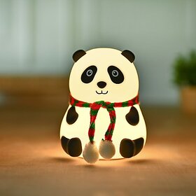 DecorTwist Cute Silicone Panda Night Lamp Ã¢â¬â 7-Color LED Bedside Light for Bedroom, Nursery & Gifting (10.2 cm)
