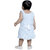 Kid Kupboard Cotton Baby Girls A-Line Frock, Light Blue, Sleeveless, 2-3 Years KIDS7075