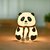 DecorTwist Cute Silicone Panda Night Lamp Ã¢â‚¬â€œ 7-Color LED Bedside Light for Bedroom, Nursery & Gifting (10.2 cm)