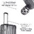 Timus Leolite Small 58 cm Expandable Premium Polycarbonate Cabin Suitcase with TSA Lock