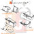 Silver Plated Sleeve Button Formal Cuff Shirt Button Blazer Cufflinks for Men