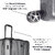 Timus Leolite 78 cm Large Expandable Premium Polycarbonate Check-in Suitcase with TSA Lock