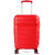 Timus Sunlite 58cm Small Hard-Sided Cabin Luggage Bag with TSA Lock  360 Rotating Wheels(Red)