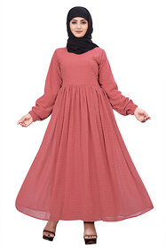 New Design Fancy Embelished Heavy Georgette Abaya