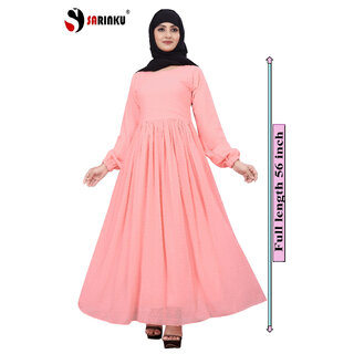 New Design Fancy Embelished Heavy Georgette Abaya