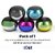 iCall Smallest M4 Wireless Bluetooth Speaker 5W Stereo Channel Portable Bass Speaker with Mic (Multicolor)