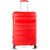 Timus Sunlite 78cm Large Hard-Sided Check-In Luggage Bag with TSA Lock 360 Rotating Wheels(Red)