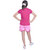 Kid Kupboard Cotton Girls T-Shirt and Short Set, Multicolor, Half-Sleeves, 12-13 Years  KIDS7078