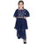 Kid Kupboard Cotton Girls Kurti and Plazzo Set, Dark Blue, Full-Sleeves, 6-7 Years  KIDS7082