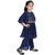 Kid Kupboard Cotton Girls Kurti and Plazzo Set, Dark Blue, Full-Sleeves, 6-7 Years  KIDS7082