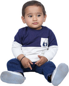 Kid Kupboard Cotton Baby Boys Sweatshirt, Multicolor, Full-Sleeves, 12-18 Months KIDS7104