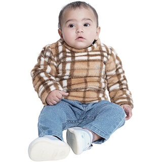 Kid Kupboard Cotton Baby Girls Sweatshirt, Multicolor, Full-Sleeves, 12-18 Months KIDS7133