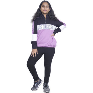 Kid Kupboard Cotton Girls Sweatshirt, Multicolor, Full-Sleeves, 13-14 Years KIDS7140