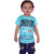 Kid Kupboard Cotton Baby Boys T-Shirt, Light Blue, Half-Sleeves, 2-3 Years KIDS7084
