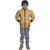 Kid Kupboard Cotton Boy's Jacket, Yellow, Full-Sleeves, 7-8 Years KIDS7150