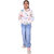 Kid Kupboard Cotton Girls Sweatshirt, White, Full-Sleeves, 8-9 Years KIDS7135
