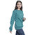 Kid Kupboard Cotton Girls Sweatshirt, Green, Full-Sleeves, Above 14 Years KIDS7136