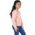 Kid Kupboard Cotton Girls Sweatshirt, Light Pink, Full-Sleeves, 7-8 Years KIDS7143