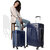 Timus Neolite Premium Polycarbonate Luggage Set - Small  Large Combo (58cm, 78cm)(Blue)