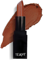 MEANT Silky Swipe Creamy Matte Lipstick- Amber Aura  Long lasting, Vegan, Transfer proof Matte Lipstick