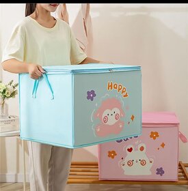 Large capacity storage box for multipurpose storage organiser for clothes, wardrobe.