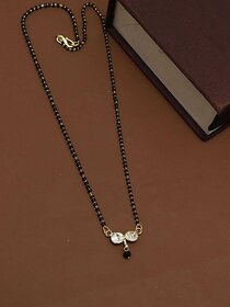 Stylish Beautiful Ethnic Collection Mangalsutra Gold Plated for Womens Acrylic Mangalsutra