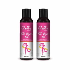 Globus Remedies Fat Burn Oil Anticellulite Slimming Oil for Body Shaping 100ml Set of 2
