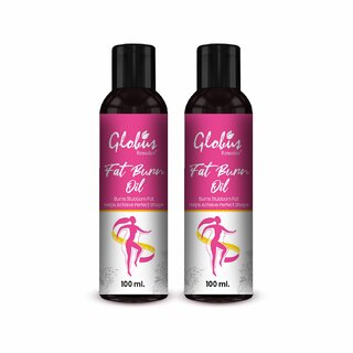 Globus Remedies Fat Burn Oil Anticellulite Slimming Oil for Body Shaping 100ml Set of 2