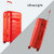 Timus Sunlite Hard Luggage 58cm 78cm Hard Luggage Trolley Bags Combo Set 2 Travel -Red