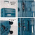 Timus Sunlite Hard Luggage 58cm 68cm 78cm Hard Luggage Trolley Bags Combo Set of 3 - Teal Blue