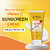 Globus Naturals Vitamin C Sunscreen Cream with Goodness of Coconut Papaya For Sun Protection All Skin Types 100gm