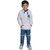 Kid Kupboard Cotton Boys Sweatshirt, White, Full-Sleeves, 6-7 Years KIDS7157