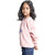 Kid Kupboard Cotton Girls Sweatshirt, Light Pink, Full-Sleeves, 6-7 Years KIDS7171