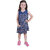 Kid Kupboard Cotton Girls A-Line Frock, Blue, Sleeveless, 5-6 Years KIDS7175