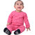 Kid Kupboard Cotton Baby Girls Sweatshirt and Sweatpant Set, Pink, Full-Sleeves, 12-18 Months  KIDS7178