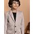 PrintCultr Boys Solid Single Breasted Party Blazer (Beige)