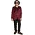 PrintCultr Boys Solid Single Breasted Party Blazer (Maroon)