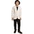 PrintCultr Boys Solid Single Breasted Party Blazer (Beige)