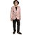 PrintCultr Boys Solid Single Breasted Party Blazer (Pink)