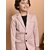 PrintCultr Boys Solid Single Breasted Party Blazer (Pink)