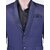 PrintCultr Solid Single Breasted Festive & Wedding Men Blazer (Blue)