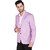 PrintCultr Solid Single Breasted Festive & Wedding Men Blazer (Purple)