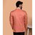 PrintCultr Solid Mandarin Festive & Wedding Men Blazer (Orange)