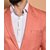 PrintCultr Solid Mandarin Festive & Wedding Men Blazer (Orange)