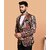 PrintCultr Printed Mandarin Festive & Wedding Men Blazer (Multicolor)